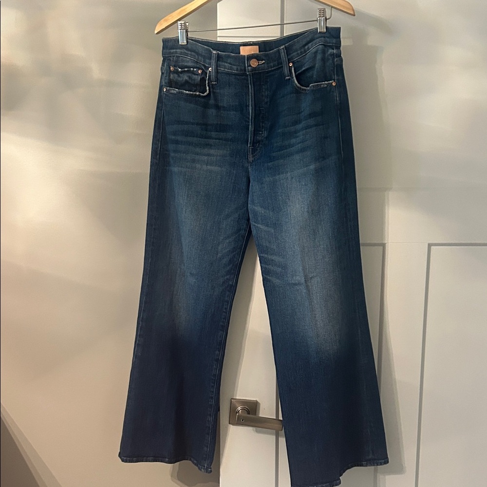MOTHER Dark Blue Flare Jeans